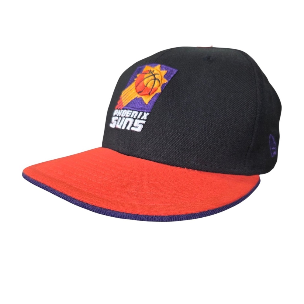 Vtg Phoenix Suns Youth New Era 9Fifty Snapback Hat Cap NBA Vintage Black Purple‎